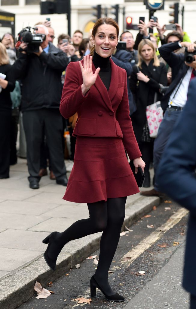 Kate Middleton visits a UCL Developmental Neuroscience Lab at UCL London on November 21, 2018 in London, England.
