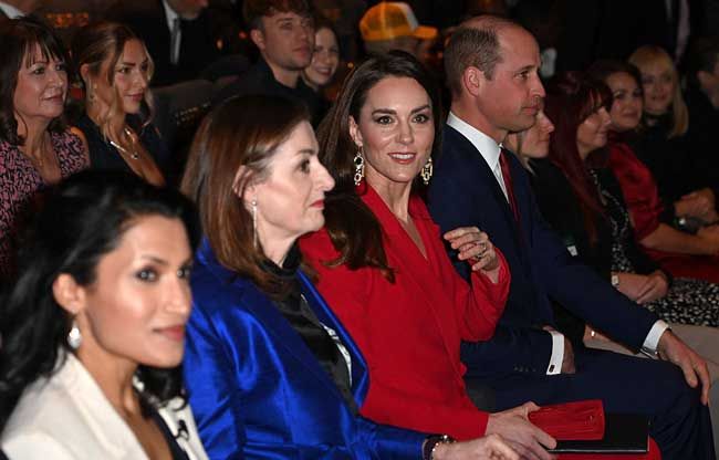 Princess of Wales seated next to Amanda Berry
