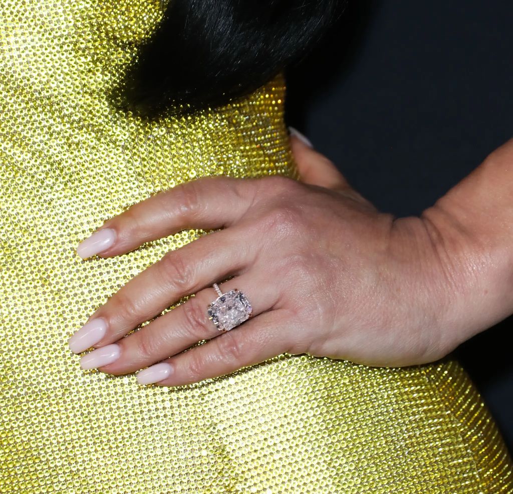 Lauren's ring is worth in the region of $2.5 million