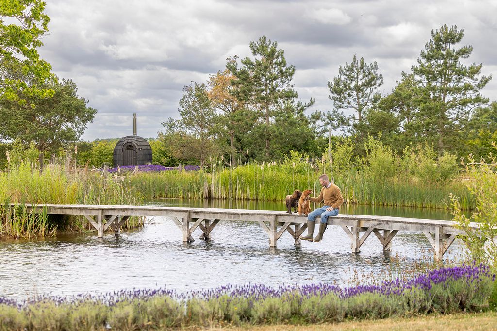 The former England footballer discussed keeping his wife Victoria away for 18 months as he renovated their Cotswolds home