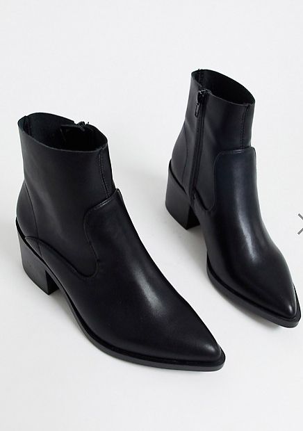 black asos boots