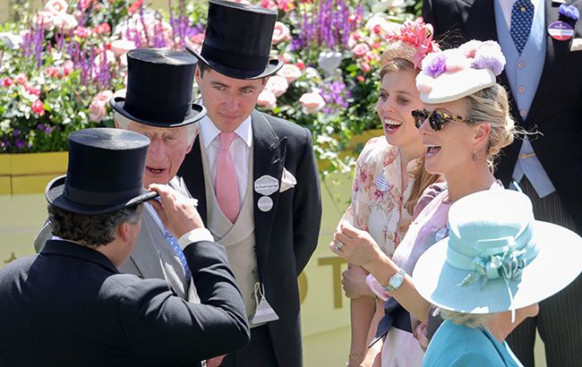 royals chatting at ascot 2022