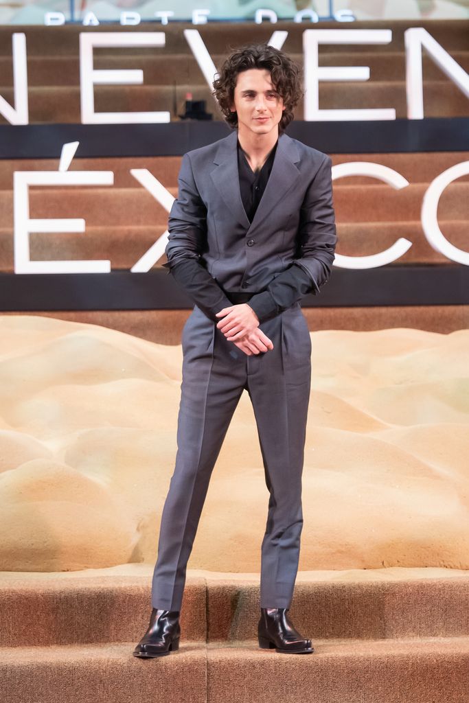  Timothée Chalamet donned an understated Prada suit for the Dune: Part Two event