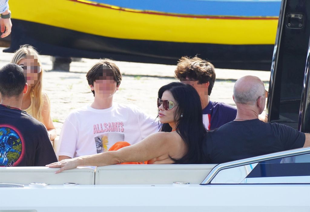 American billionaire businessman and Amazon executive chairman Jeff Bezos is relaxing in the Monaco sunshine with his partner, American media personality Lauren Sanchez, who stunned in her orange dress 