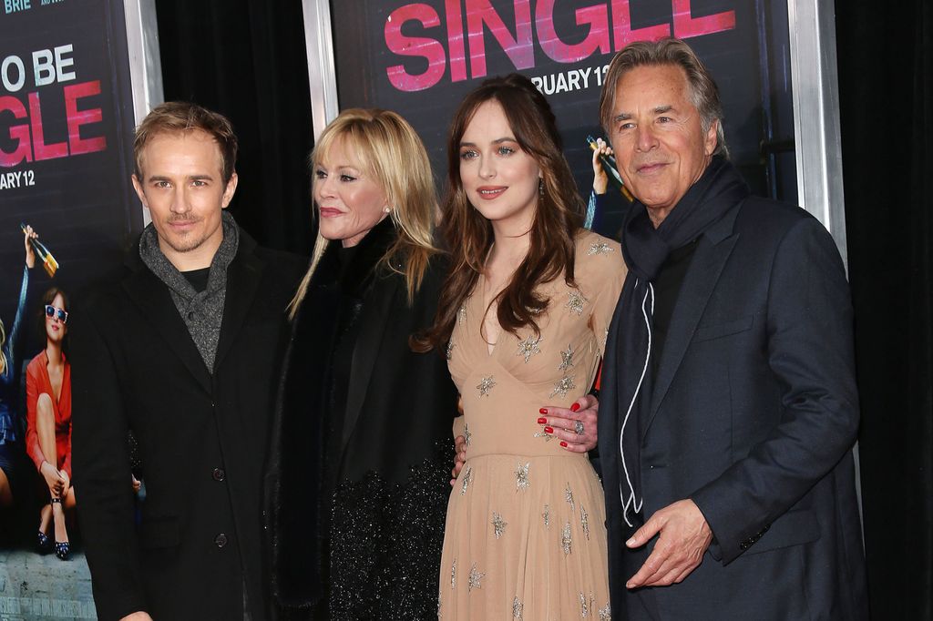 Don with Jesse Johnson, Melanie Griffith and Dakota Johnson