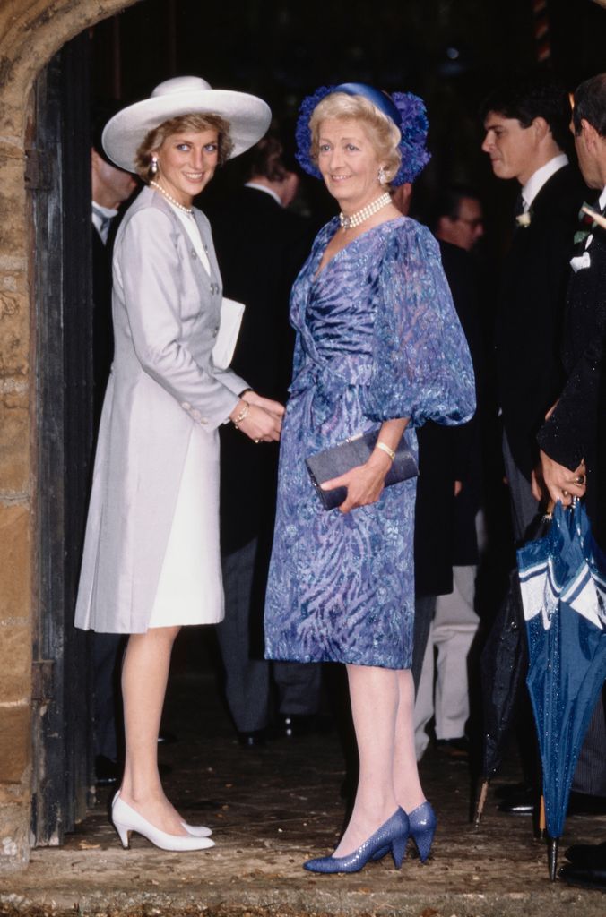 Charles's mother Frances Shand Kydd, seen with her daughter Princess Diana, died in 2004