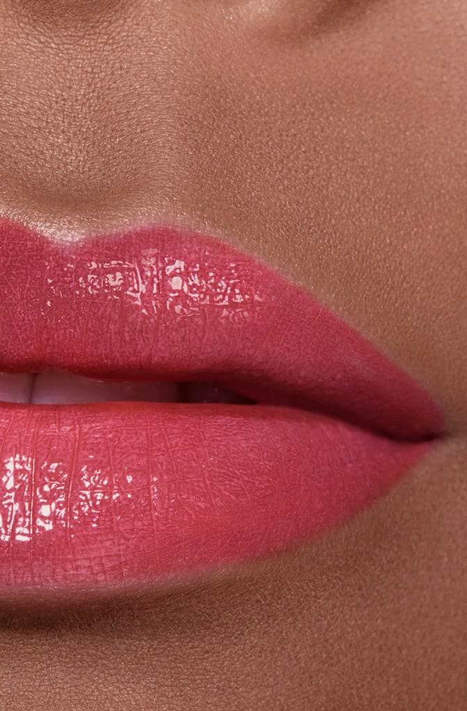 woman's lips with lopstick on