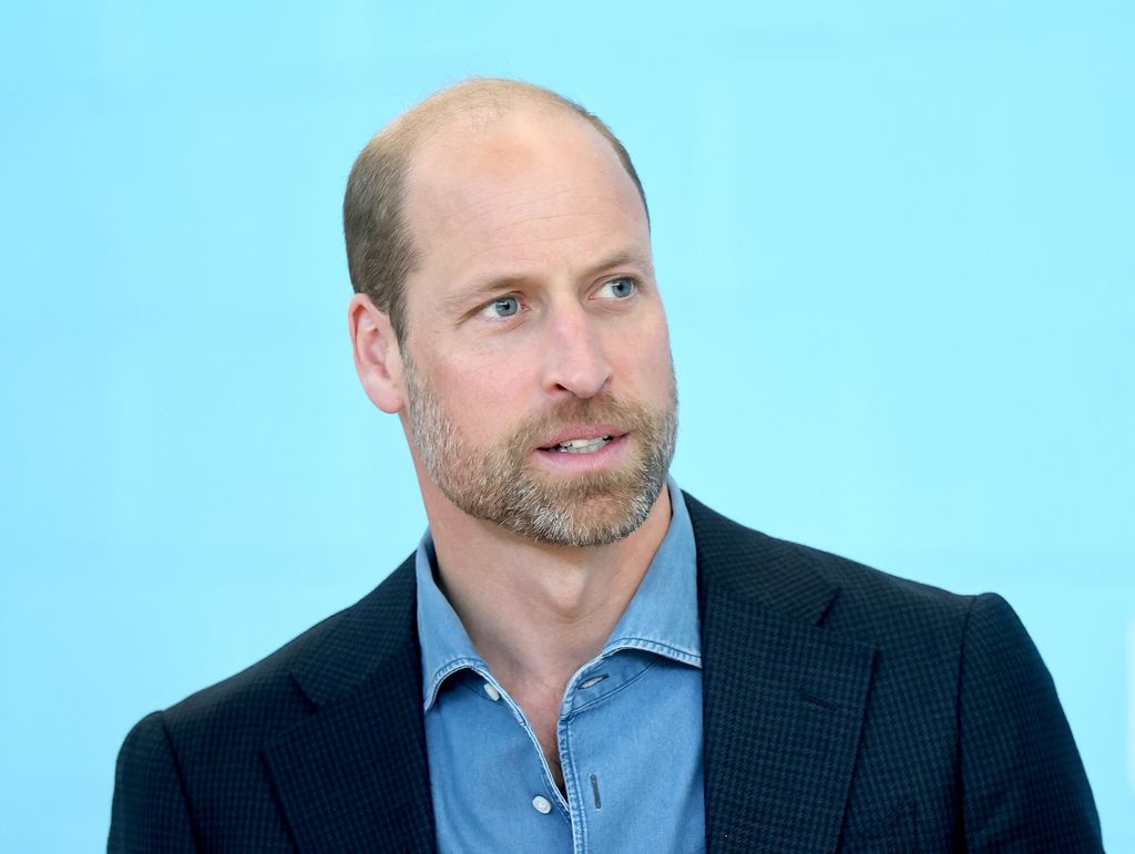 Prince William with a blank expression