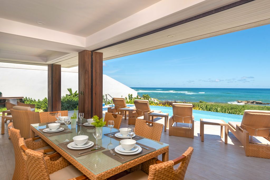 The villa offers the best sea view