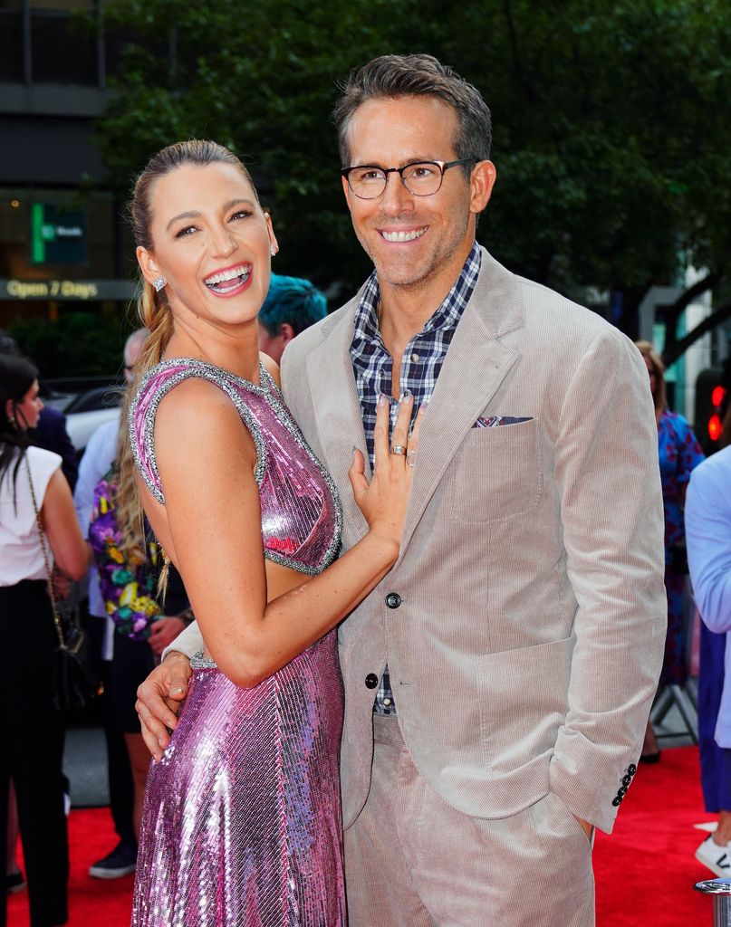 Ryan Reynolds and Blake Lively on the red carpet 