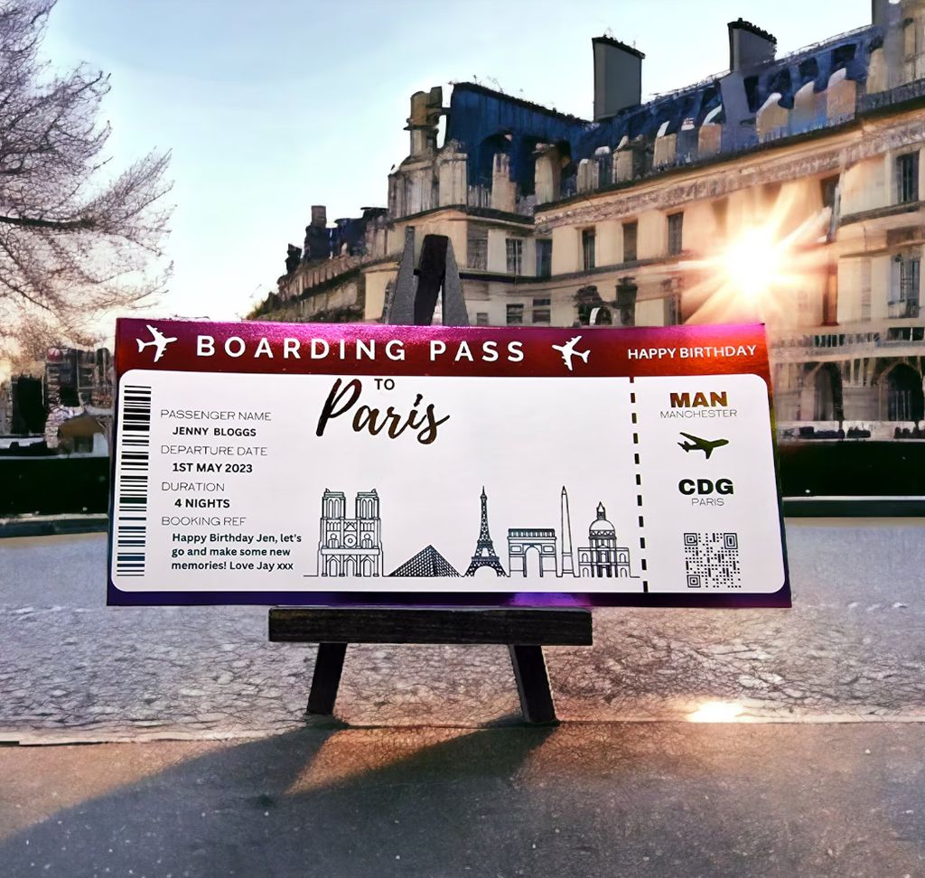 foil paris ticket