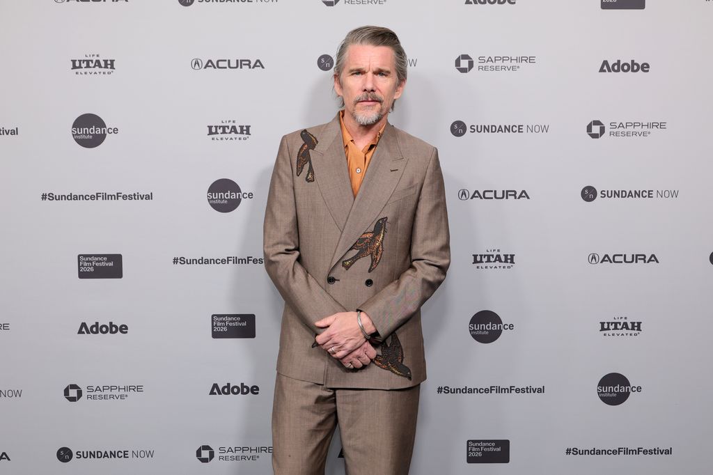 Ethan Hawke attends "The Weight" Premiere during the 2026 Sundance Film Festival at The Ray Theatre on January 26, 2026 in Park City, Utah