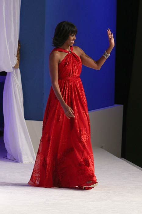Michelle Obama red