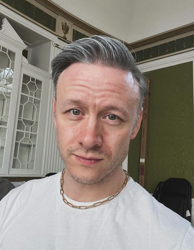 Kevin Clifton with grey hair