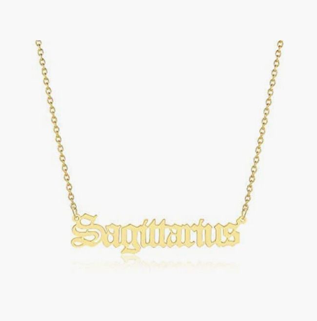 sagittarius necklace like millie court