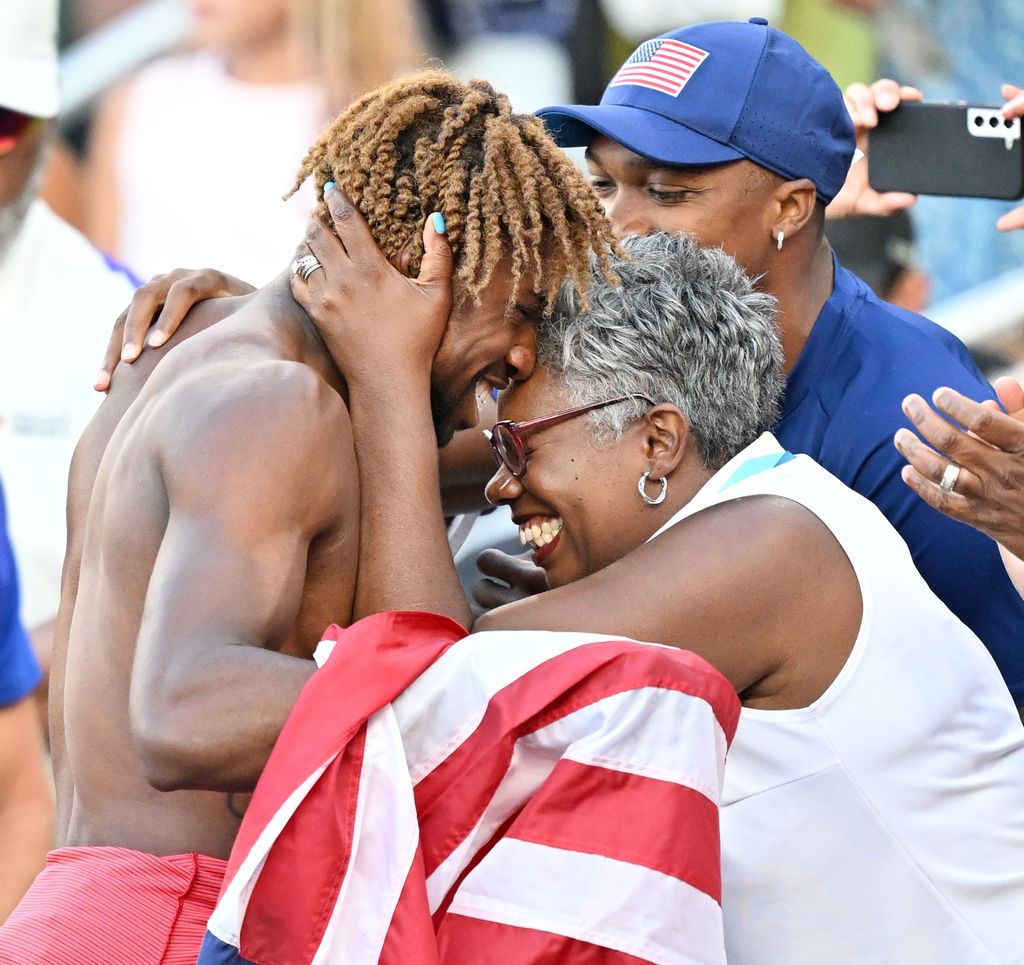 Noah with his mom Keisha