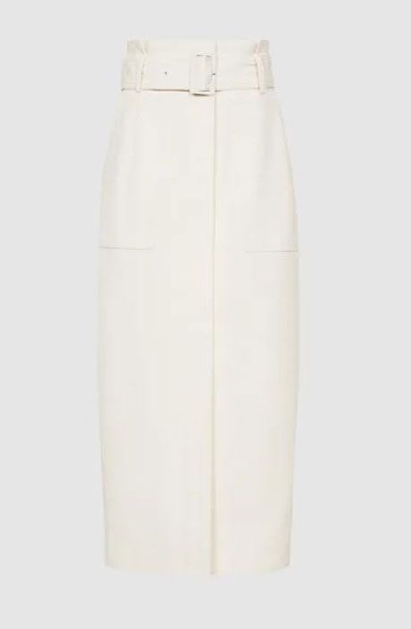 reiss white skirt
