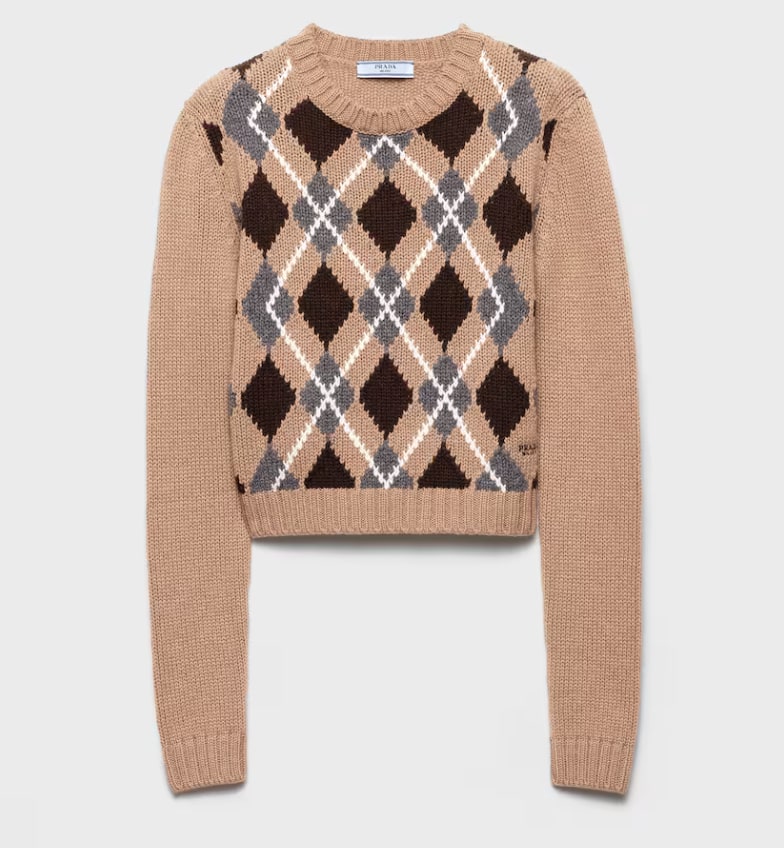 Cashmere Crew-Neck Sweater prada