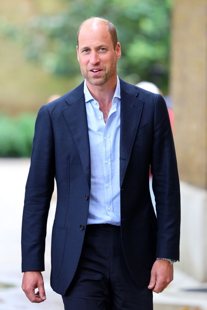 Prince William with stubble