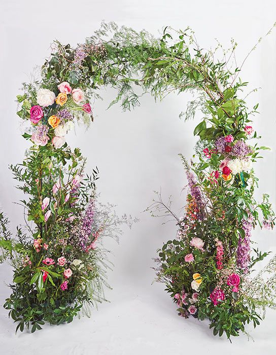 10 flower arch tutorial step eight