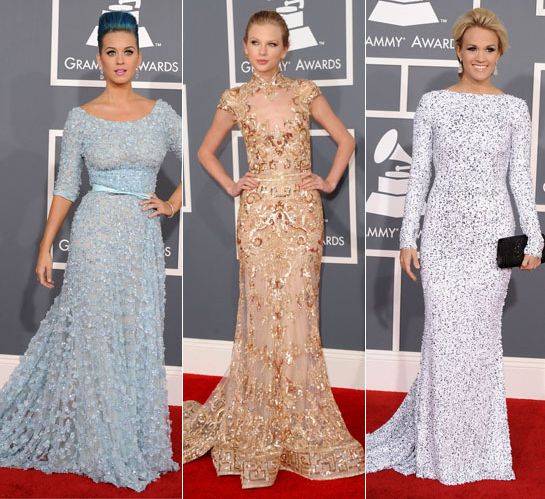 The red carpet fashion from the Grammys 2012 | HELLO!