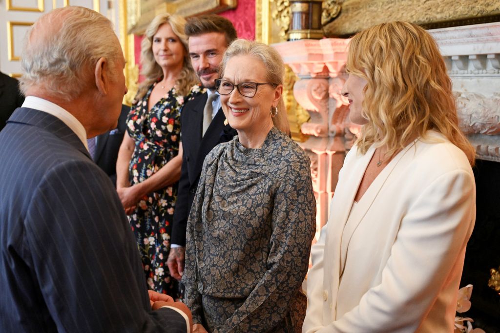 Meryl Streep meeting with King Charles