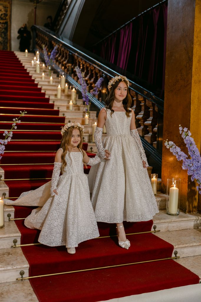 Alicia and Ada the flower girls