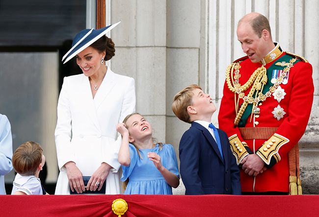 prince william prince george trooping the colour cheeky