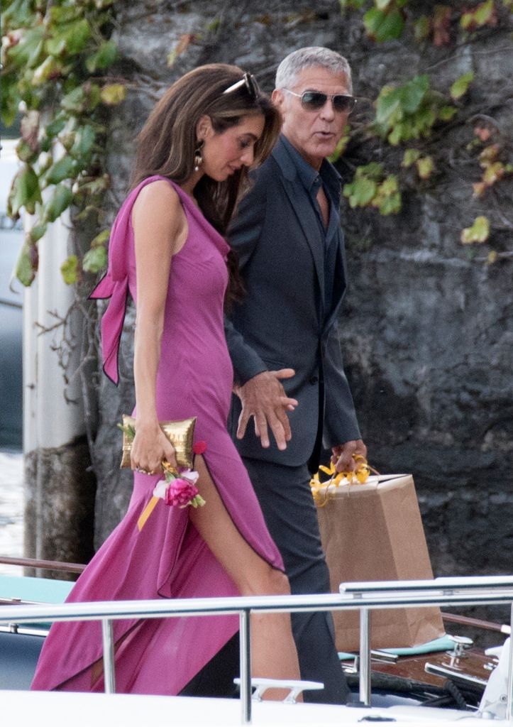 george amal clooney lake como