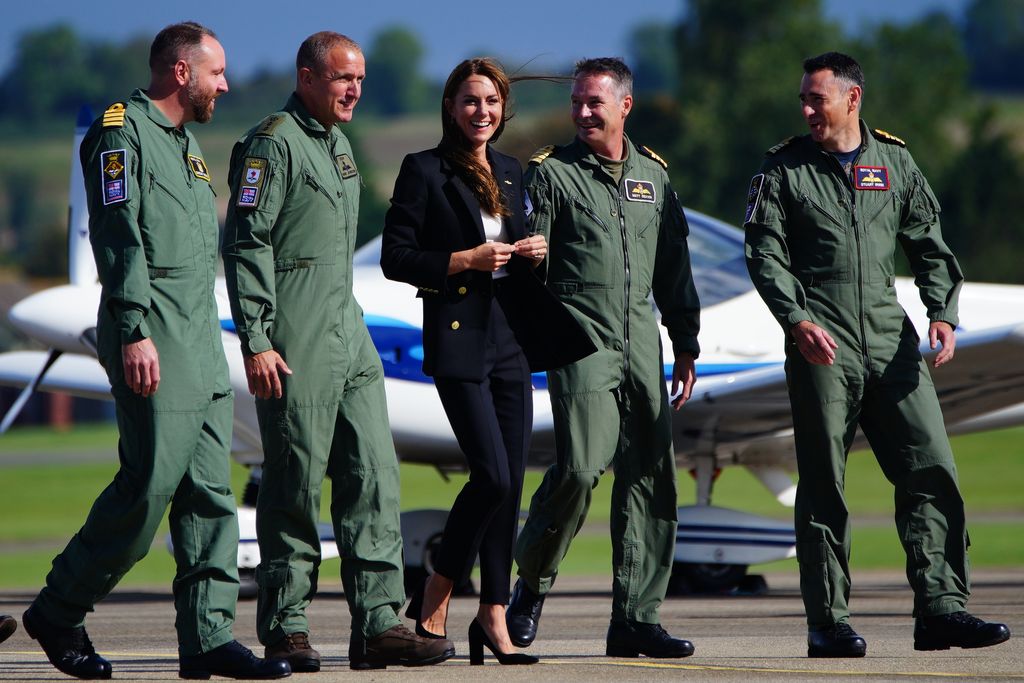 Kate Middleton's visit to RNAS Yeovilton