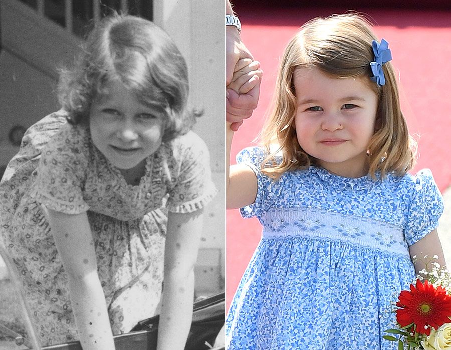 the queen and princess charlotte similarity