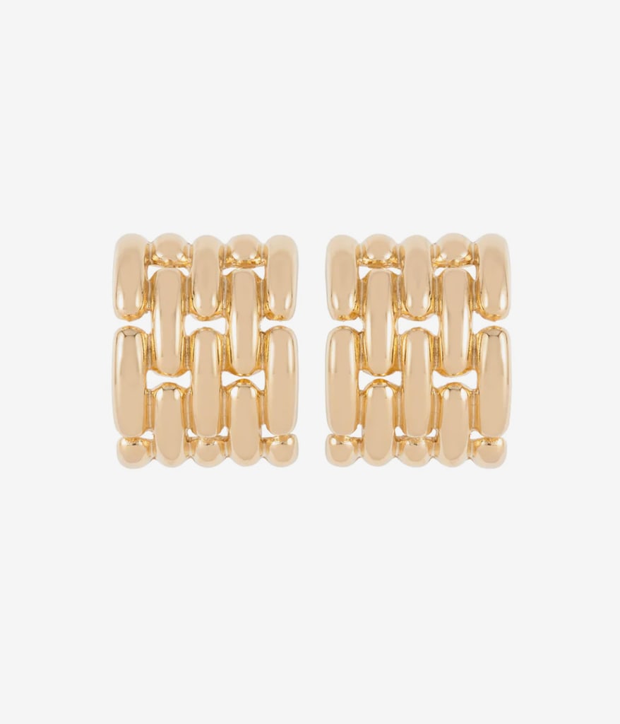 1980s Vintage Givenchy Weave Clip-On Earrings