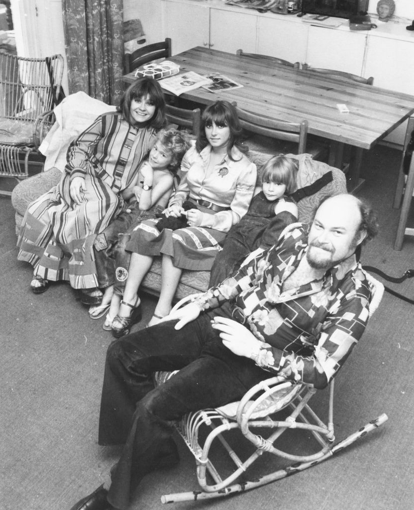 Timothy West and his wife Prunella Scales, with their children Sam, Juliet and Joseph, in their home in Wandsworth Common, London, circa 1975