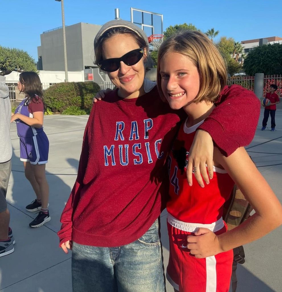 Photo shared by Tallulah Willis featuring her younger half sister Evelyn Penn