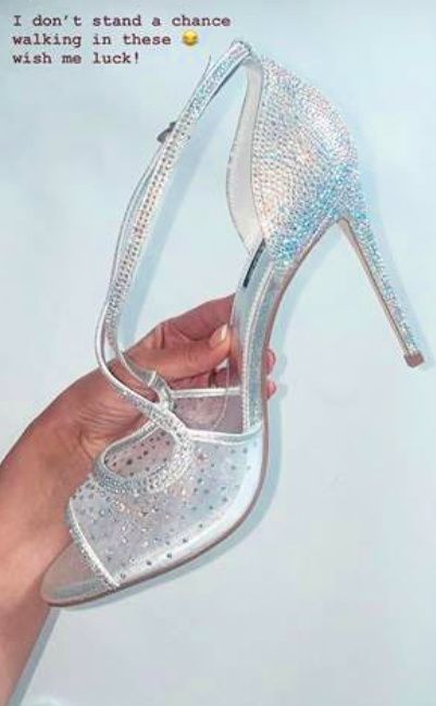 mrs hinch silver sparkly shoes instagram