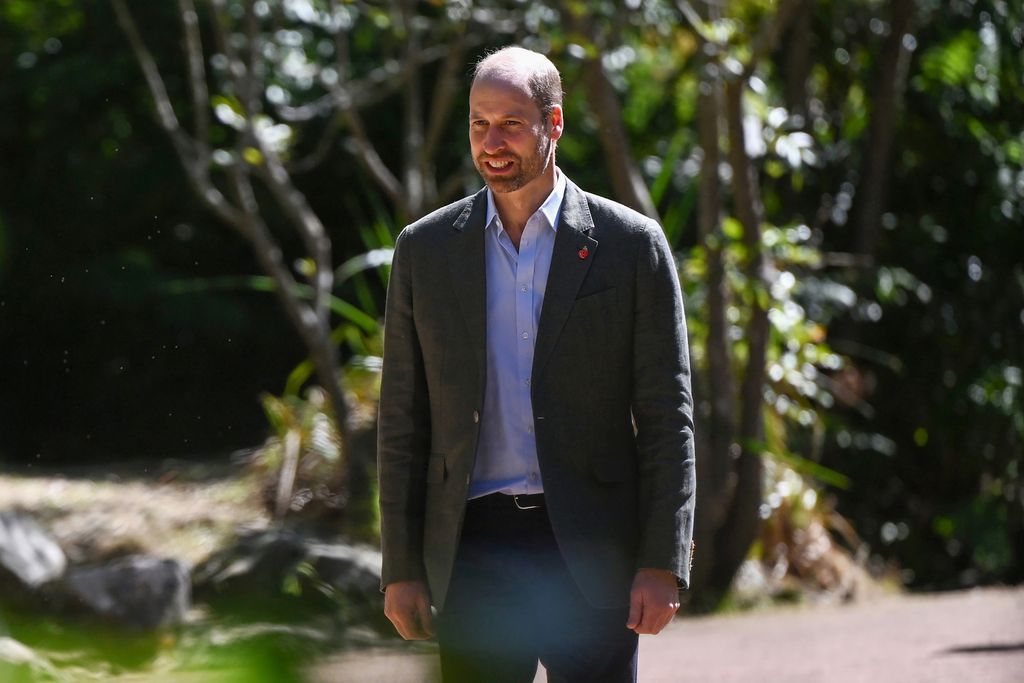 William in the botanical gardens