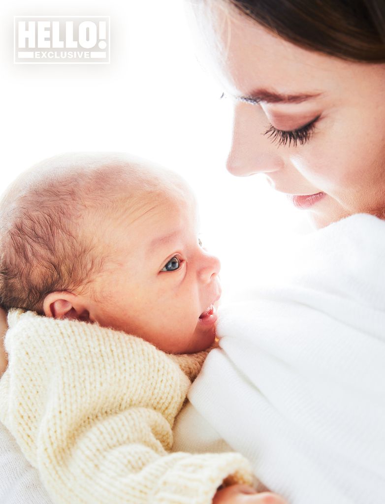 Rosie Kelly poses with baby Billie for exclusive HELLO! shoot