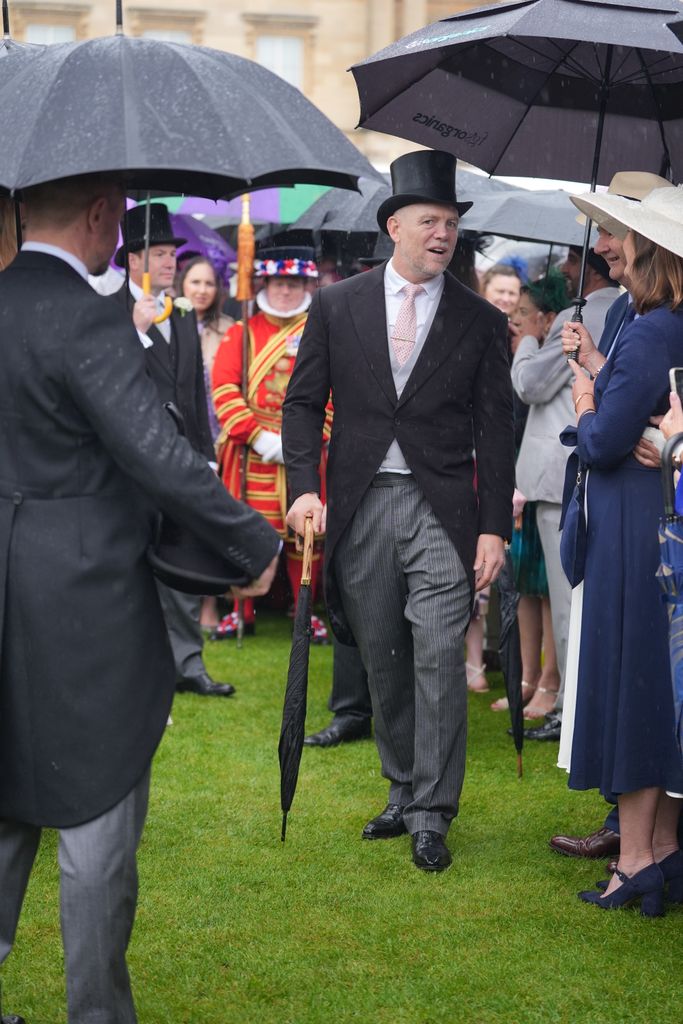 Mike Tindall at garden party