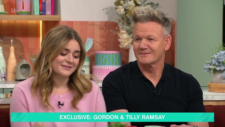 Tilly and Gordon Ramsay on This Morning