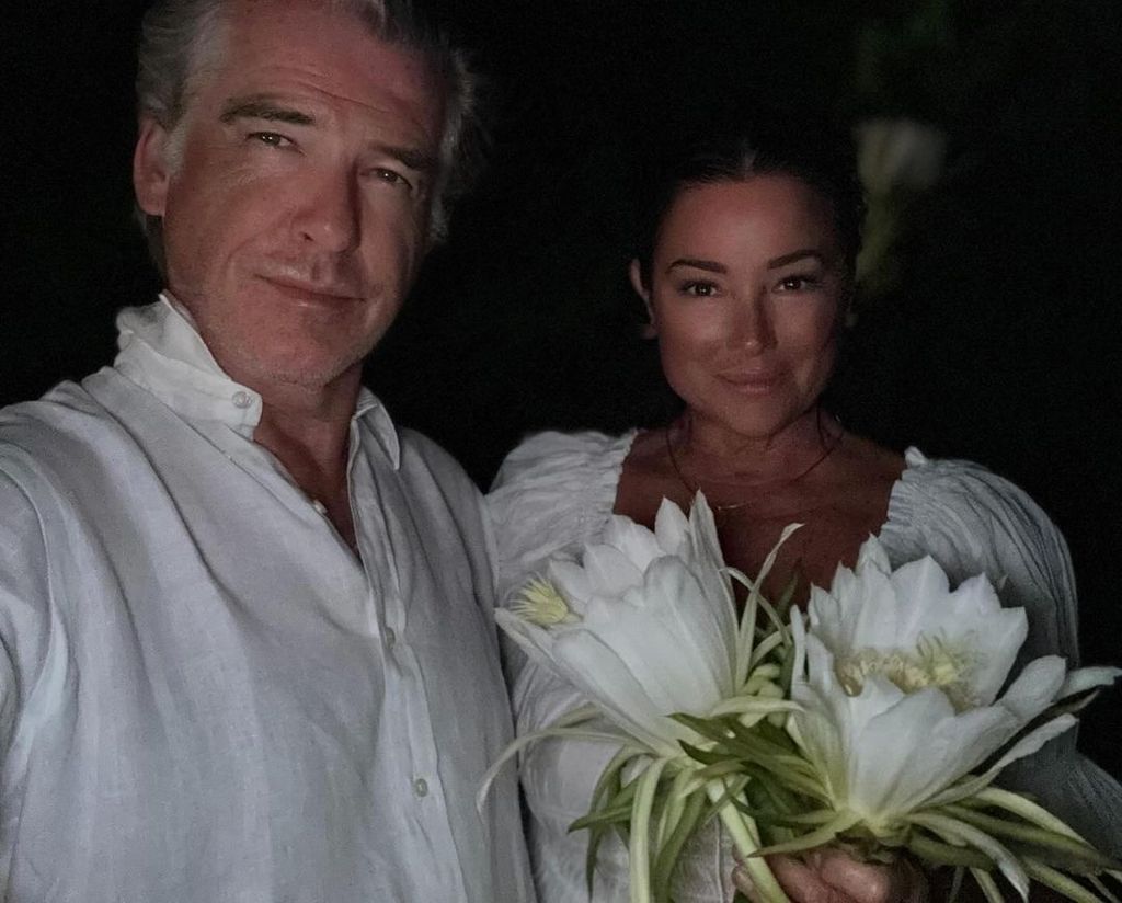 Pierce Brosnan and Keely Shaye Smith 