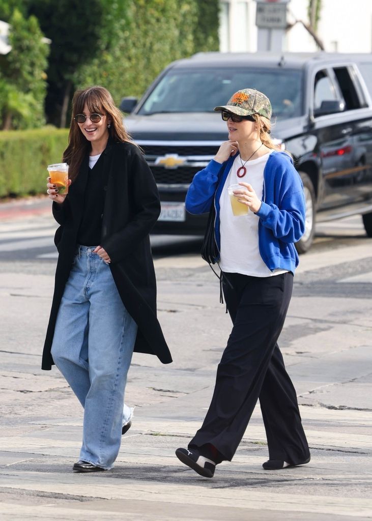 Dakota Johnson spends time with Jennifer Lawrence