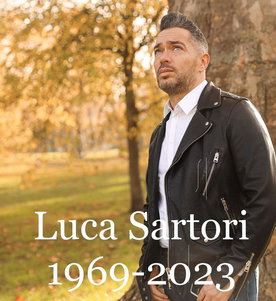 Luca Sartori's partner announced his death on Instagram