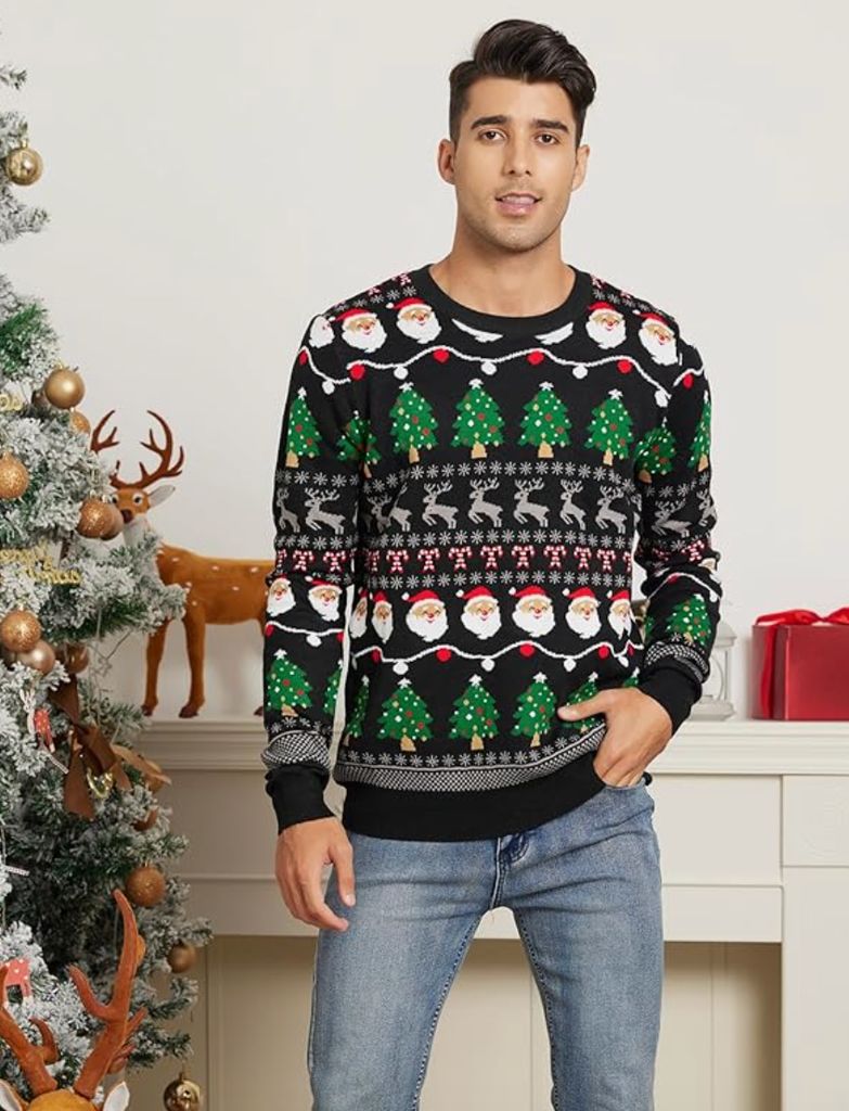 Amazon light-up Christmas jumper for men