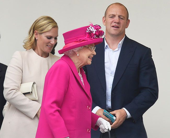 mike tindall the queen celebration