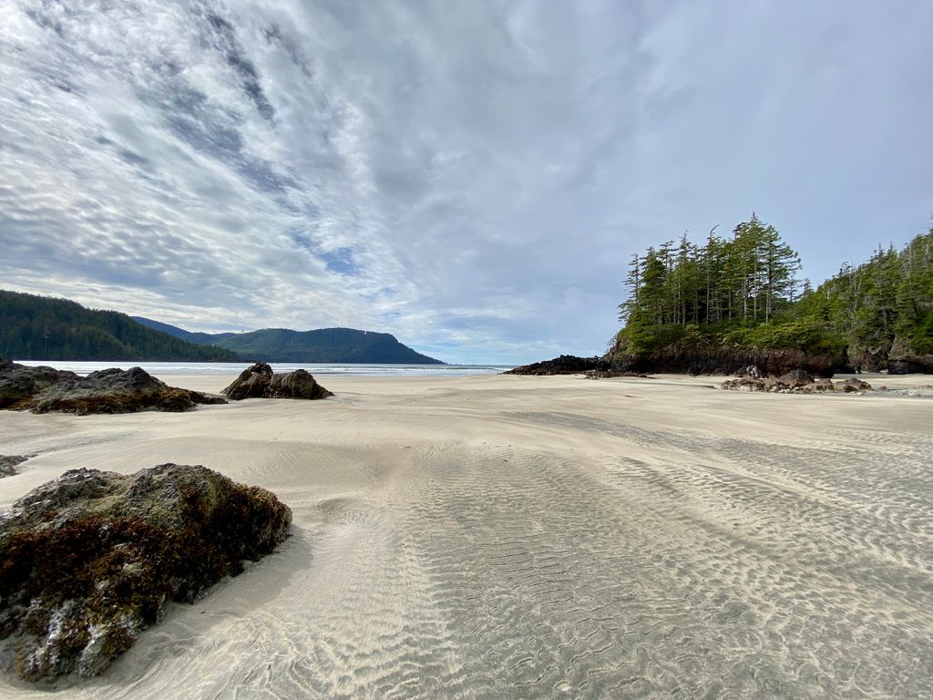 Beach at San Josef Bay, Cape Scott, British Columbia, Canada