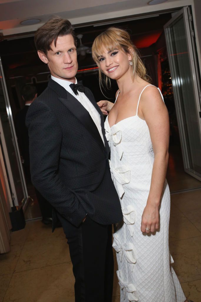 Lily James and Matt Smith attend The SAG After Party At The Sunset Tower Hotel 