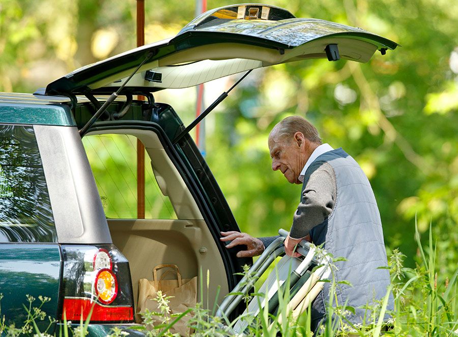 prince philip land rover deck chair