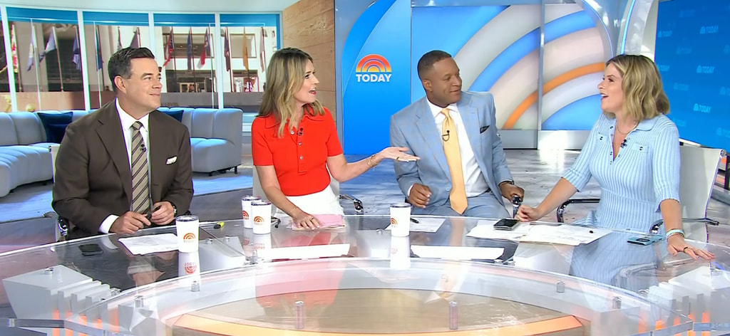 Savannah, Carson, Craig and Jenna on Today