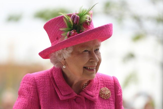 Queen pink smiling