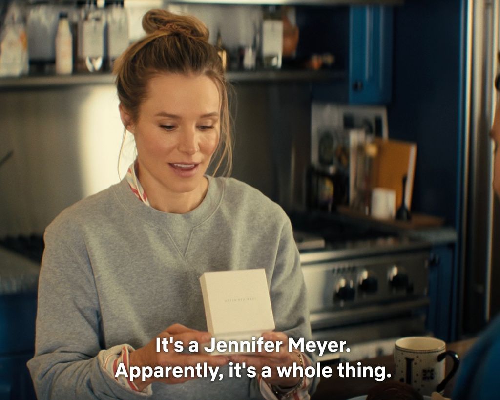 Joanne name necklace on Nobody Wants This